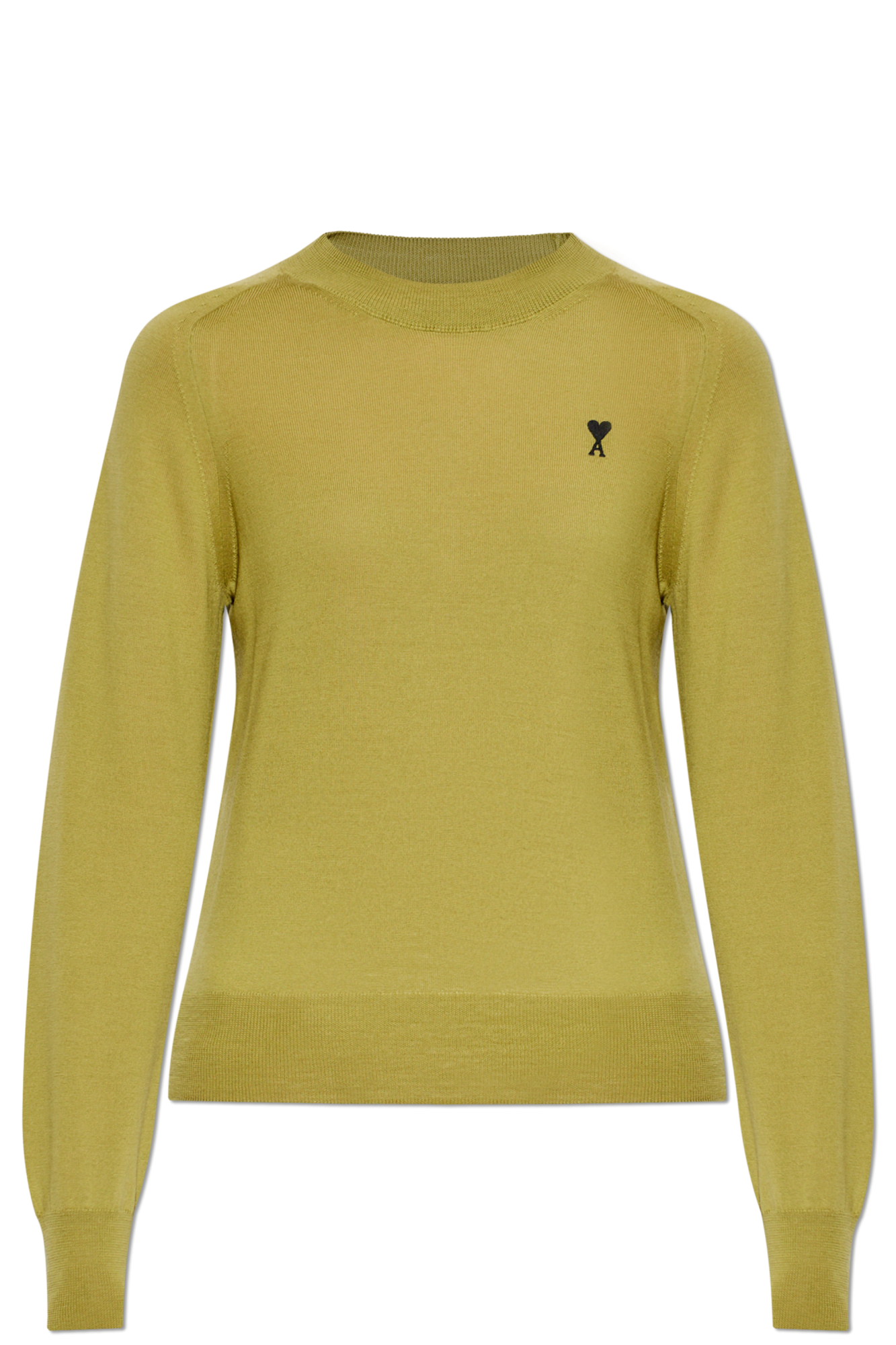 Ami Alexandre Mattiussi Wool sweater with embroidered logo